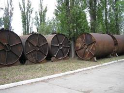 Емкость толстостенная, металлическая 21 м3, сборник, реактор