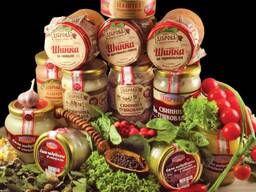 Продаєм мясні консерви- тушонки, каші, паштети