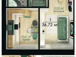 Продам 1 ом. квартиру в новострое Обухов