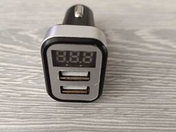 Продам автомобильное зарядное устройство Hoco Z3 LCD на 2USB