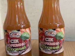 Продам натуральний сік морквяно яблучний 1 л скло твіст ДСТУ,