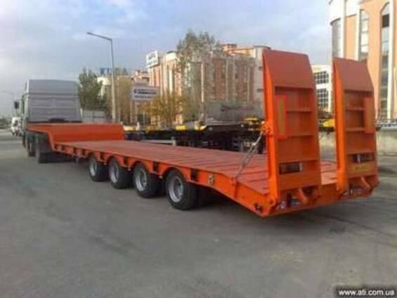 Продам полуприцепы - тяжеловозы, новые, Турция