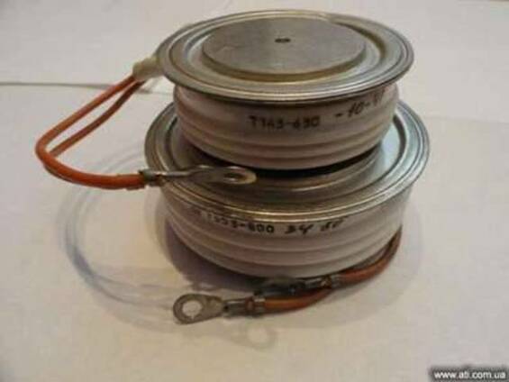 Продам тиристоры Т143-500, Т143-630, Т153-630, Т153-800