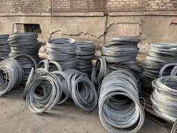 Дріт оцинкований діаметрами від 0,8 мм до 5,5 мм.