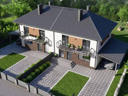 Продаж 2 поверхового дуплекса з ділянкою на 7 соток, 161.5 кв. м