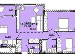 Продаж 3-кімнатної квартири, м. Кременець