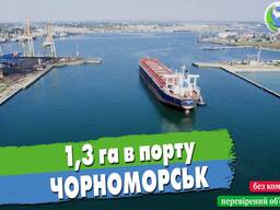 Продаж ділянки 1,3 га в порту Чорноморськ Одеської області