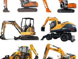 Продажа и Ремонт ГСТ экскаваторов JCB Doosan Hitachi Liebherr CAT