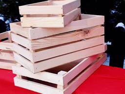 Продажа і виготовлення дерев'яних ящиків любих розмірів.