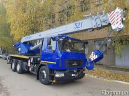 Продажа новых автокранов КС-5571BY-С-22 Машека 32 тонны