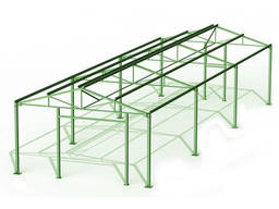 Проект быстровозводимого ангара из лмк 6х18