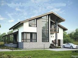 Проект двухэтажного дома Ц414