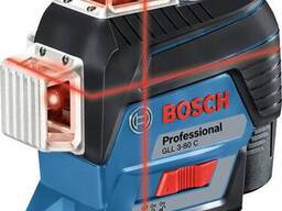 Професійний лазерний нівелір Bosch GLL 3-80 C + BT 150 штатив : червоний промінь. ..