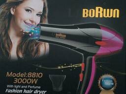Профессиональный фен для волос Borwn 8810, 3000Вт