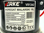 Профессиональный пневматический окрасочный агрегат Verke 10L (V81342) - фото 1