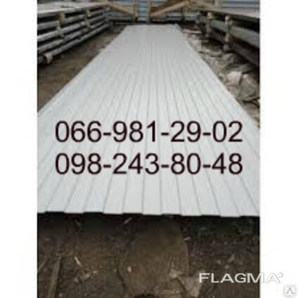 Профнастил білого кольору, РАЛ 9003 глянець.