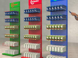 Производство торгового оборудования из металла для магазина