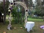 Прокат венчальных арок с живыми и искусственными цветами - фото 2