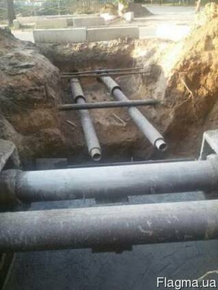 Прокол под дорогой, горизонтальное бурение.