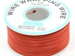 Провод для монтажу моножила 30AWG 250м - Красный