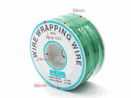 Провод для монтажу моножила 30AWG 250м - Зеленый