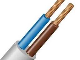 Провод соединительный ПВС 2х0,75 (ЗЗЦМ)