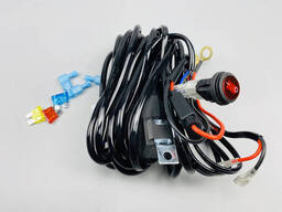 Проводка для любых led фар и led bar в сборе 0-30A 3 м кабель переключатель/реле. ..