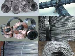 Проволока вязальная 0,8-1,2-6,0мм для арматуры, опалубки