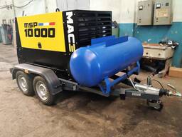 Причіп двовісний для автономної компресорної установки.