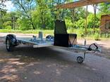 Причіп-платформа Aero CLG 1800 кг для перевезення двох-трьох-мотоциклів, квадроциклів, три - фото 7