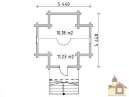 Придбати зруб каплиці з карпатської ялини — будівництво під ключ від виробника