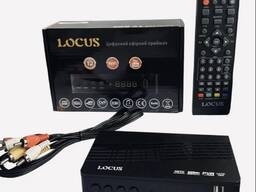 Приставка — Ресивер цифровий ефірний DVB-T2 тюнер — LOCUS 08 (DVB-C/T2, АС3, Youtube, IPTV