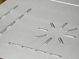 Пуклевка на металлическом листе 0,8 мм