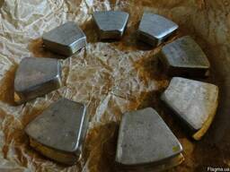 Рабочие колодки черт.280Н.14. СБ2 опорно-упорного подшипника