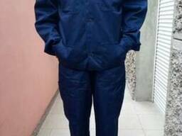 Саржевый рабочий костюм "Монтер" синий