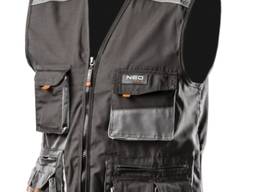 Рабочий жилет NEO TOOLS 81-260/Цвет:Серый.35% хлопок, 65% полиэстер
