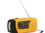 Радиоприемник динамо радио на солнечной фонар FM MP3 USB TF