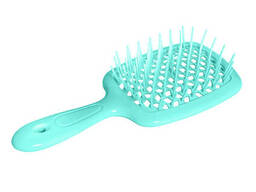 Расческа щетка для волос Superbrush Plus Hollow Comb Бирюзовый