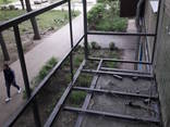 Расширение балкона с выносом по плите до 30 см - фото 2