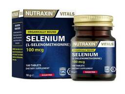 Натуральный препарат Nutraxin 'Селен' антиоксидант, 100 таблеток
