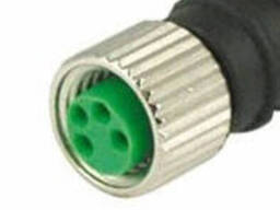 Разъем M8 "мама", 4 pin, угловой, с кабелем 2 м