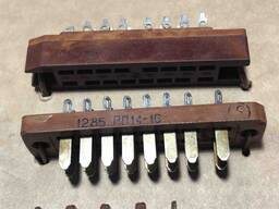 Разъемы, соединители РП-14-16, комплект вилки. розетки. -60 комплектов