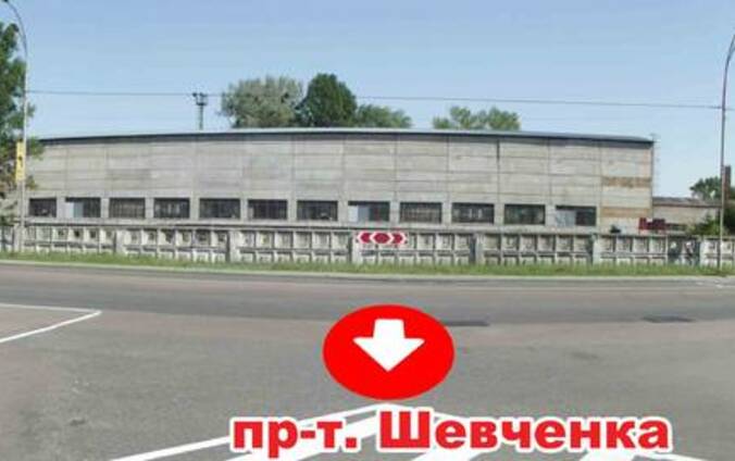 Размещение рекламы на стене (брандмауере), г. Вышгород