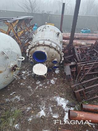 Реактор емальований СЕрн 1.6 м³. "Синя емаль".