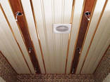 Реечный подвесной потолок для ванной комнаты - фото 1