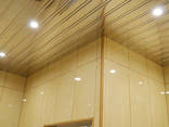 Реечный подвесной потолок для ванной комнаты - фото 2
