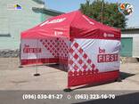 Рекламний шатер 6х3 промо-палатка з логотипами компанії. Виготовлення рекламні шатри - фото 9