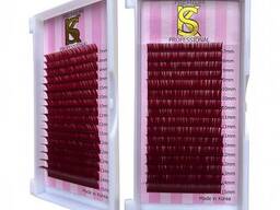 Ресницы для наращивания SK бургунди