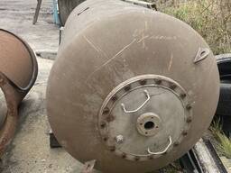 Ресивер нержавіючий 1.5 м³ | вертикальний резервуар | бак з нержавійки