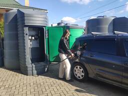 Резервуар двухстінний 9000л METRIA для дизпалива. МініАЗС під ключ